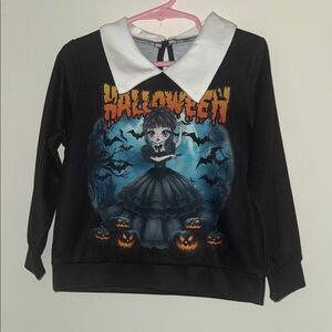Kids Halloween Costume Sweatshirt - Black and White